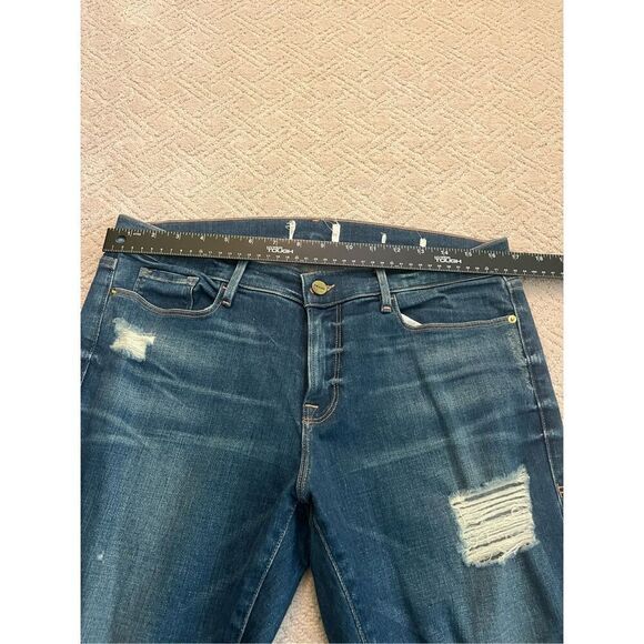 Frame Denim L’Homme Slim Distressed Jeans - Picture 5 of 9